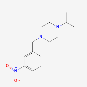 1-Isopropyl-4-(3-nitrobenzyl)piperazine