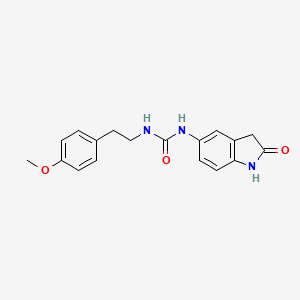 1-(4-Methoxyphenethyl)-3-(2-oxoindolin-5-yl)urea