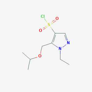 1-ethyl-5-(isopropoxymethyl)-1H-pyrazole-4-sulfonyl chloride