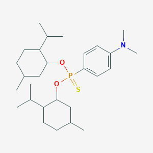 4-bis[(5-methyl-2-propan-2-ylcyclohexyl)oxy]phosphinothioyl-N,N-dimethylaniline