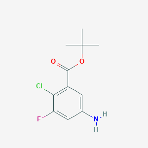 Tert-butyl 5-amino-2-chloro-3-fluorobenzoate