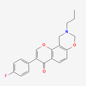 3-(4-fluorophenyl)-9-propyl-9,10-dihydrochromeno[8,7-e][1,3]oxazin-4(8H)-one
