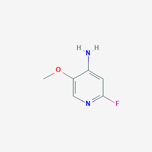 molecular formula C6H7FN2O B3019508 2-Fluoro-5-methoxypyridin-4-amine CAS No. 1227571-74-5