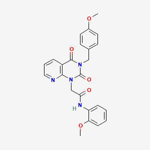 2-[3-(4-methoxybenzyl)-2,4-dioxo-3,4-dihydropyrido[2,3-d]pyrimidin-1(2H)-yl]-N-(2-methoxyphenyl)acetamide