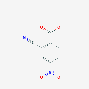 molecular formula C9H6N2O4 B3019543 Methyl 2-cyano-4-nitrobenzoate CAS No. 1628431-64-0; 1804177-30-7
