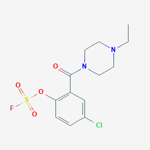 1-(5-Chloro-2-fluorosulfonyloxybenzoyl)-4-ethylpiperazine
