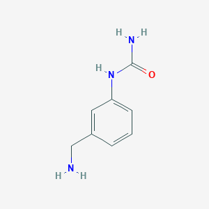 molecular formula C8H11N3O B3019566 [3-(Aminomethyl)phenyl]urea CAS No. 218300-41-5