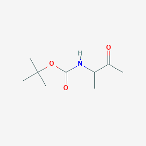 molecular formula C9H17NO3 B3019588 tert-butyl N-(3-oxobutan-2-yl)carbamate CAS No. 1277097-51-4