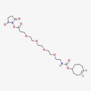 molecular formula C24H38N2O10 B3019591 TCO-PEG4-NHS ester CAS No. 1613439-69-2; 1621096-79-4