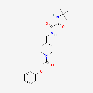 N1-(tert-butyl)-N2-((1-(2-phenoxyacetyl)piperidin-4-yl)methyl)oxalamide
