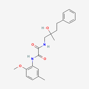 N1-(2-hydroxy-2-methyl-4-phenylbutyl)-N2-(2-methoxy-5-methylphenyl)oxalamide