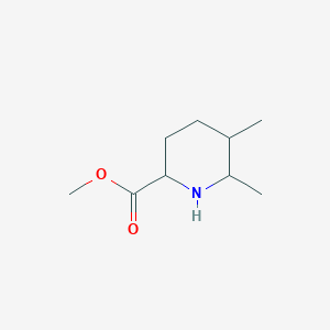 molecular formula C9H17NO2 B3019677 Methyl 5,6-dimethylpiperidine-2-carboxylate CAS No. 2169382-25-4