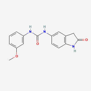 1-(3-Methoxyphenyl)-3-(2-oxoindolin-5-yl)urea