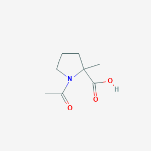molecular formula C8H13NO3 B3019701 1-Acetyl-2-methylpyrrolidine-2-carboxylic acid CAS No. 1409748-88-4