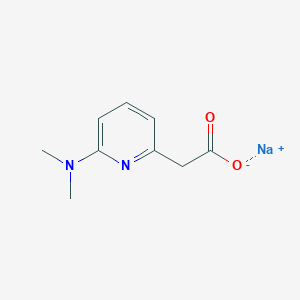 molecular formula C9H11N2NaO2 B3019719 Sodium 2-[6-(dimethylamino)pyridin-2-yl]acetate CAS No. 1935550-87-0