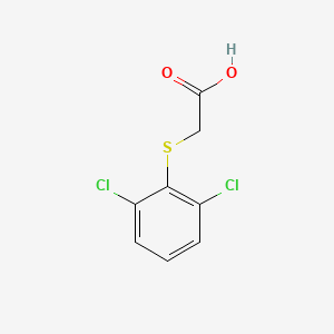 molecular formula C8H6Cl2O2S B3019734 (2,6-Dichlorophenylthio)Acetic Acid CAS No. 21248-45-3
