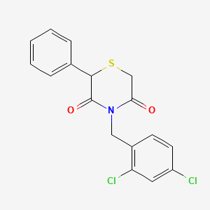 4-[(2,4-Dichlorophenyl)methyl]-2-phenylthiomorpholine-3,5-dione