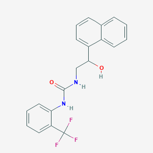 1-(2-Hydroxy-2-(naphthalen-1-yl)ethyl)-3-(2-(trifluoromethyl)phenyl)urea