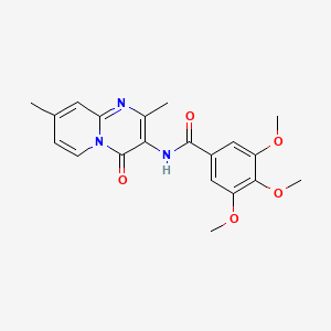 N-(2,8-dimethyl-4-oxo-4H-pyrido[1,2-a]pyrimidin-3-yl)-3,4,5-trimethoxybenzamide