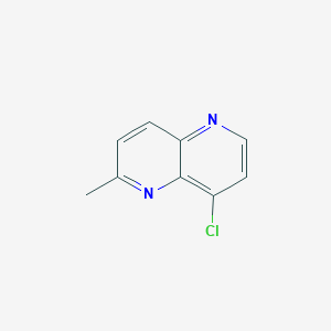 molecular formula C9H7ClN2 B3019832 8-Chloro-2-methyl-1,5-naphthyridine CAS No. 911389-21-4