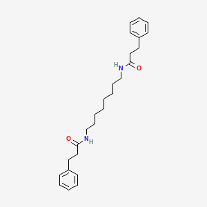 molecular formula C26H36N2O2 B3019838 N,N'-(辛烷-1,8-二基)双(3-苯基丙酰胺) CAS No. 548481-86-3