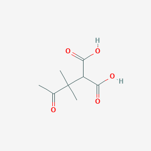 2-(2-Methyl-3-oxobutan-2-yl)propanedioic acid