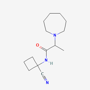 2-(Azepan-1-yl)-N-(1-cyanocyclobutyl)propanamide