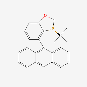 (S)-4-(Anthracen-9-yl)-3-(tert-butyl)-2,3-dihydrobenzo[d][1,3]oxaphosphole