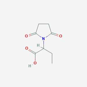 molecular formula C8H11NO4 B3019915 Succinimidyl butanoic acid CAS No. 1218151-30-4