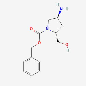 (2R,4S)-Benzyl 4-amino-2-(hydroxymethyl)pyrrolidine-1-carboxylate