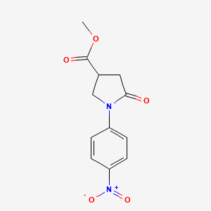 Methyl 1-(4-nitrophenyl)-5-oxopyrrolidine-3-carboxylate