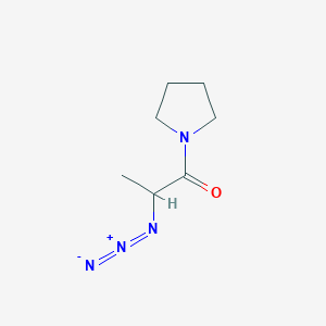 2-Azido-1-(pyrrolidin-1-yl)propan-1-one