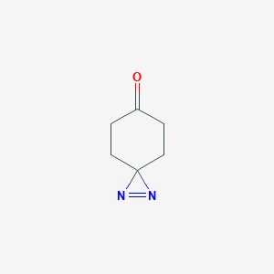 molecular formula C6H8N2O B3019935 1,2-二氮杂螺[2.5]辛-1-烯-6-酮 CAS No. 1620483-18-2