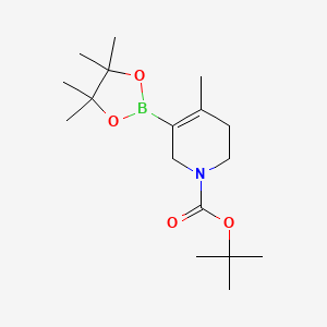 tert-Butyl 4-methyl-5-(4,4,5,5-tetramethyl-1,3,2-dioxaborolan-2-yl)-3,6-dihydropyridine-1(2H)-carboxylate
