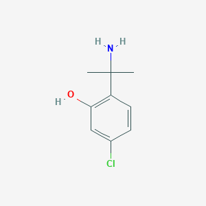 2-(2-Aminopropan-2-yl)-5-chlorophenol