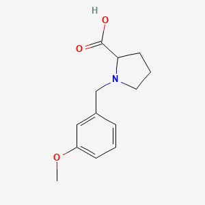 molecular formula C13H17NO3 B3019985 1-(3-Methoxy-benzyl)-pyrrolidine-2-carboxylic acid CAS No. 94851-18-0