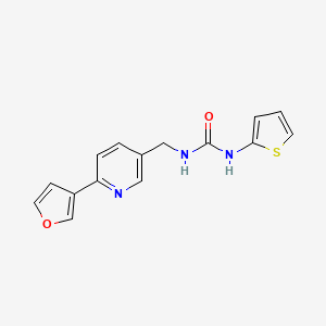 1-((6-(Furan-3-yl)pyridin-3-yl)methyl)-3-(thiophen-2-yl)urea