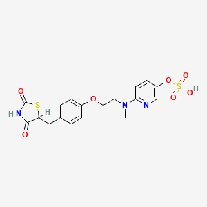 molecular formula C18H19N3O7S2 B3020056 5-Hydroxy Rosiglitazone Sulfate CAS No. 1227162-75-5; 288853-63-4