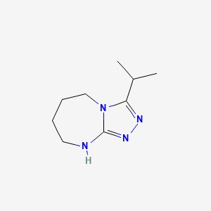 3-(Propan-2-yl)-5H,6H,7H,8H,9H-[1,2,4]-triazolo[4,3-a][1,3]diazepine