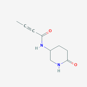 N-(6-Oxopiperidin-3-yl)but-2-ynamide