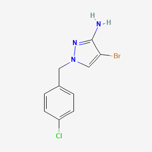 4-bromo-1-(4-chlorobenzyl)-1H-pyrazol-3-amine