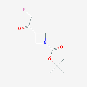 molecular formula C10H16FNO3 B3020093 Tert-butyl 3-(2-fluoroacetyl)azetidine-1-carboxylate CAS No. 2580205-22-5