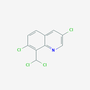 molecular formula C10H5Cl4N B030201 3,7-二氯-8-(二氯甲基)喹啉 CAS No. 84086-97-5