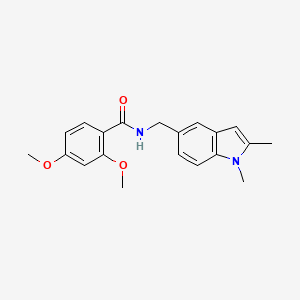 N-((1,2-dimethyl-1H-indol-5-yl)methyl)-2,4-dimethoxybenzamide