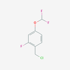 1-(Chloromethyl)-4-(difluoromethoxy)-2-fluorobenzene