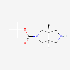 molecular formula C13H24N2O2 B3020151 tert-Butyl cis-3a,6a-dimethyl-octahydropyrrolo[3,4-c]pyrrole-2-carboxylate CAS No. 2035072-26-3