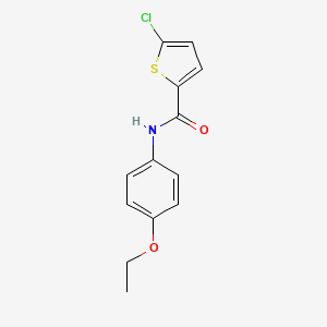 molecular formula C13H12ClNO2S B3020158 5-chloro-N-(4-ethoxyphenyl)thiophene-2-carboxamide CAS No. 306738-75-0