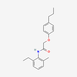 N-(2-ethyl-6-methylphenyl)-2-(4-propylphenoxy)acetamide