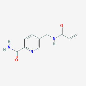 5-[(Prop-2-enoylamino)methyl]pyridine-2-carboxamide