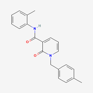 N-(2-methylphenyl)-1-[(4-methylphenyl)methyl]-2-oxopyridine-3-carboxamide